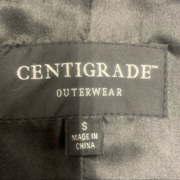 . Centrigrade Outerwear Leather Jacket Faux Fur Trim Black - Picture 7 of 14